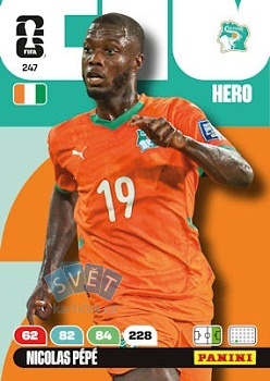 Nicolas Pepe Ivory Coast Panini FIFA World Cup 2026 Adrenalyn XL #247